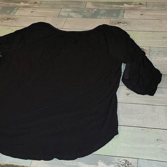Cable & Gage Black Shirt/Top sz Large - Picture 6 of 6